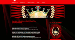 Desktop Screenshot of leekingentertainment.com